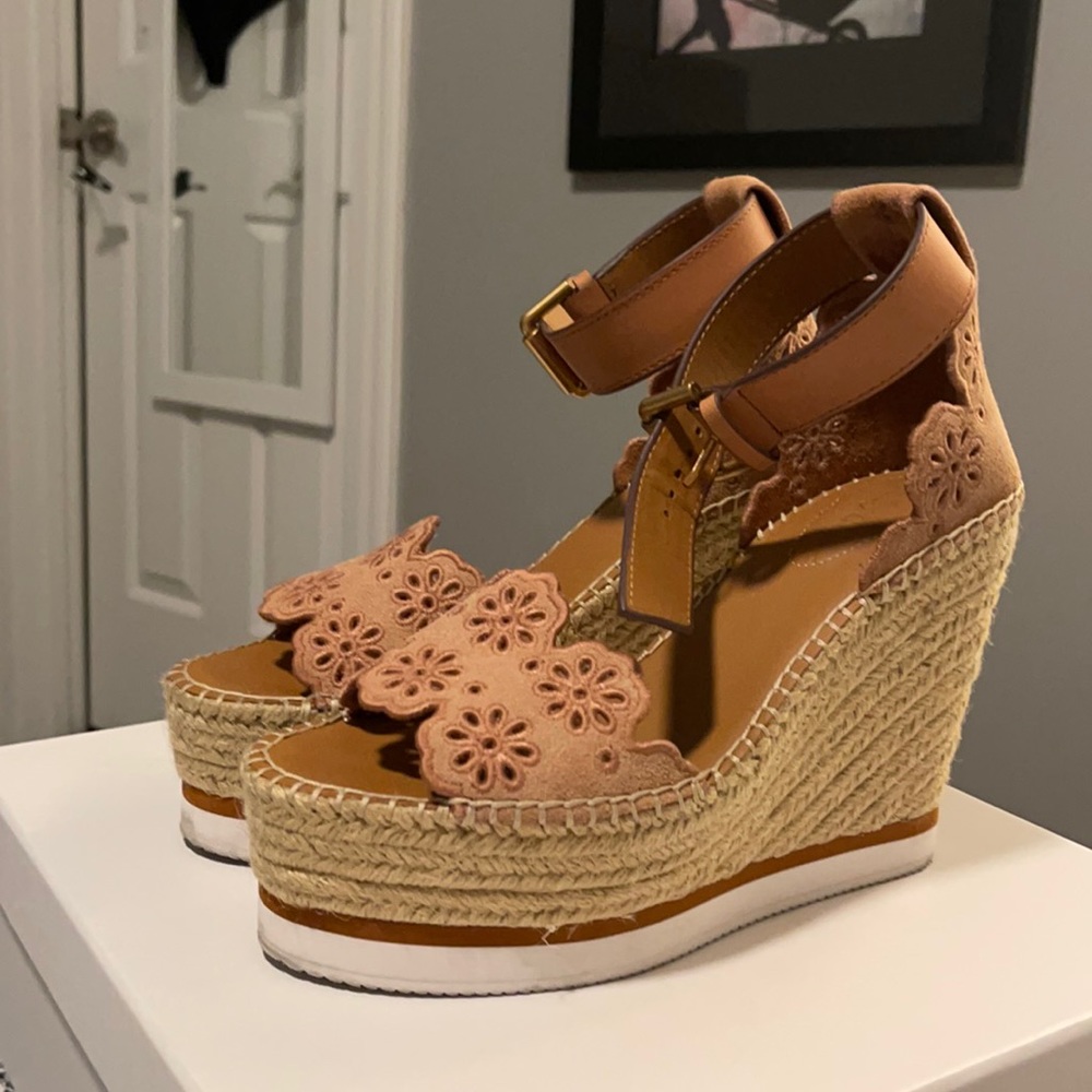 See by Chloe Glyn Wedge Espadrille